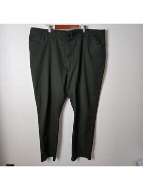 Public Rec Men's Size 44x32 Workday Pant Slim Dark Olive Green